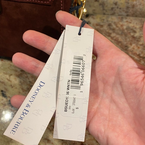 Dooney&Bourke Suede Kyra Bag - Picture 4 of 12